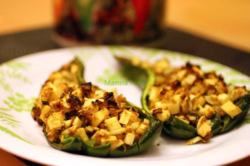 Cajun-Apple Stuffed Poblano Peppers